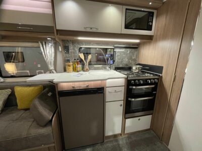 2026 Coachman VIP 545 caravan kitchen