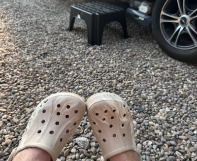 Crocs and caravanning