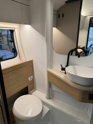 2026 Adria Action Sport 391 LH caravan washroom