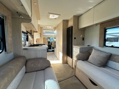 Elddis Avalon motorhome rear lounge