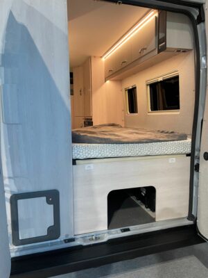 2026 Auto-Sleeper Active KB 635 campervan rear doors open