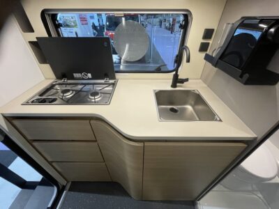 2026 Adria Action Sport 391 LH caravan kitchen