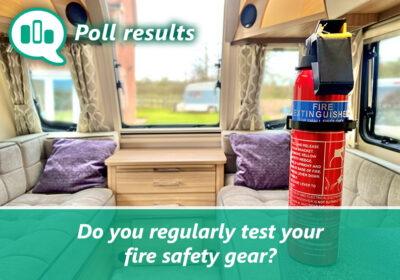 Caravanners take fire safety seriously, according to our latest poll thumbnail