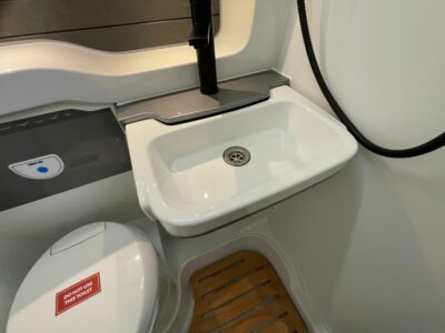 2026 Swift Voyager 574 motorhome washroom sink