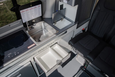 2026 Panama P/10E Hybrid campervan kitchen