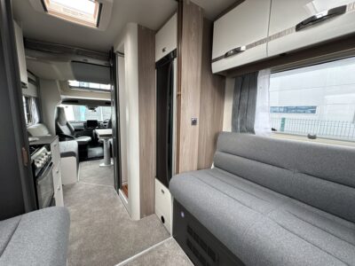 Swift Voyager 574 motorhome rear lounge