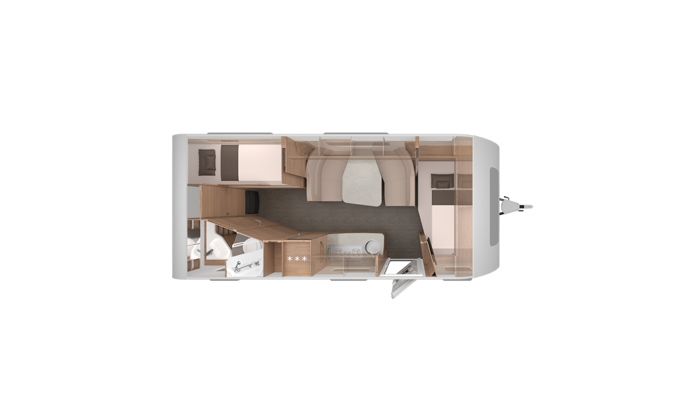 2026 Knaus Südwind 580 QS Black Selection caravan floorplan 2026 Knaus Südwind 580 QS Black Selection caravan floorplan
