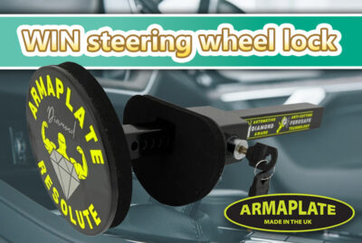 Win an Armaplate Resolute Diamond steering wheel lock worth £478 thumbnail