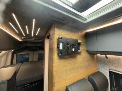 2026 Adria Supertwin 600 SPB campervan tv bracket