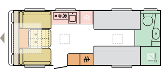 2026 Adria Adora 612 DL Seine caravan floorplan 2026 Adria Adora 612 DL Seine caravan floorplan