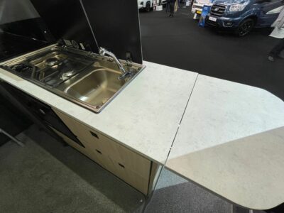 2026 Auto-Trail Expedition 68 XL campervan kitchen worktop extension
