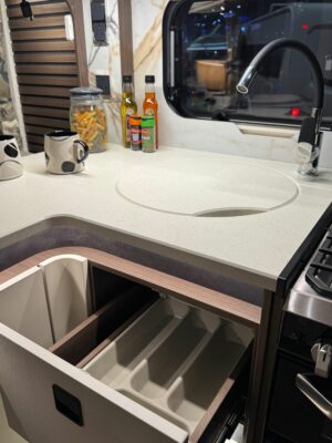 2026 Coachman Lusso IV caravan kitchen sink