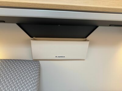 soft bedroom pocket in new 2027 Adria motorhome