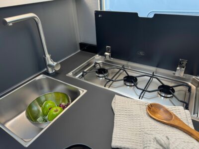 2027 Adria Matrix motorhome kitchen
