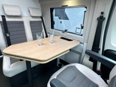 2027 Adria Twin campervan dining table