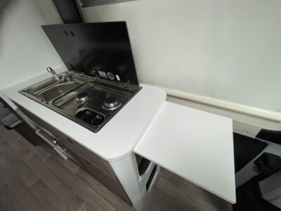 2026 Benivan 122P campervan kitchen worktop