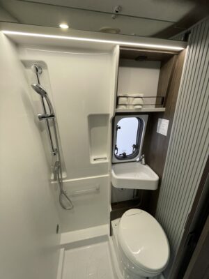2026 Benivan 122P campervan washroom