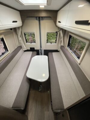 2026 Benivan 122P campervan rear lounge