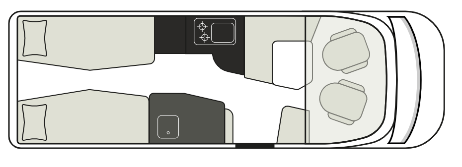 2026 Hymer B-MC I 600 motorhome floorplan 2026 Hymer B-MC I 600 motorhome floorplan