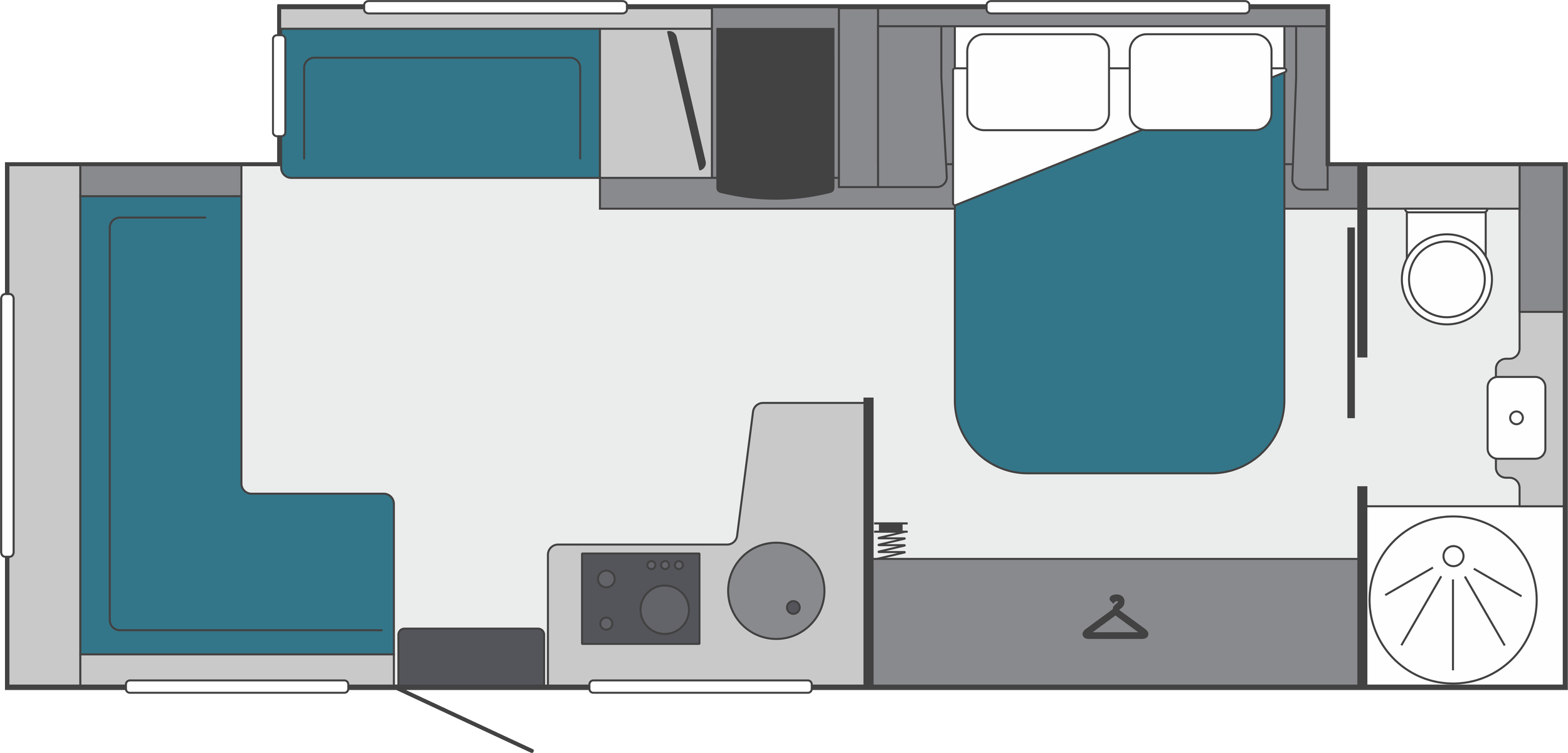 2026 Fifth Wheel Inos caravan floorplan 2026 Fifth Wheel Inos caravan floorplan