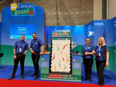Caravan Guard at the Motorhome and Caravan Show