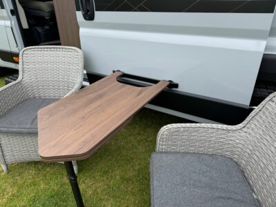 Coachman Veloce campervan magnetic table