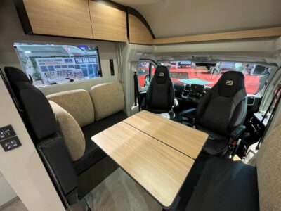 2026 Bürstner Signature SFT 7.5 motorhome lounge