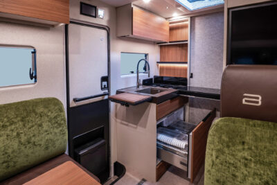 Burstner Signature SFT 7.5 motorhome kitchen
