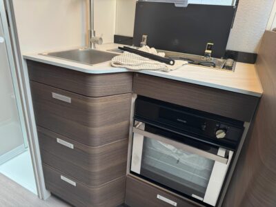 2027 Adria Coral Supreme 670 SL motorhome kitchen