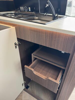 2027 Coachman Veloce VR65 campervan kitchen drawers