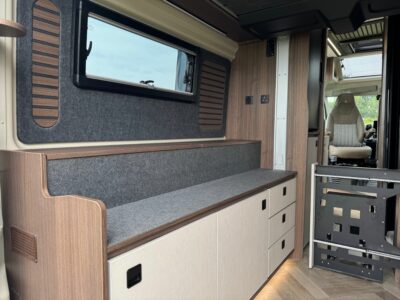 2027 Coachman Veloce VR65 campervan rear seating