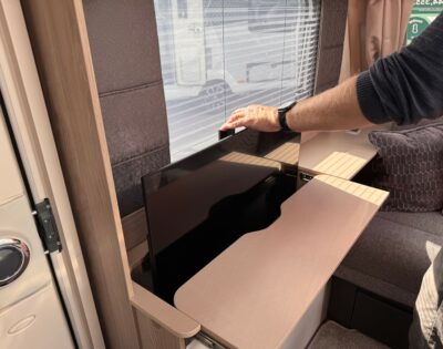 2027 Swift caravan with pop up TV