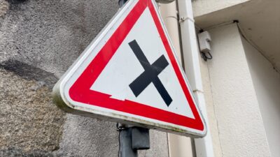 French road sign
